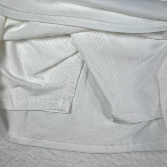 Women's Jack Smith White Skort Sz L Lined Drawstring With Elastic NWT Excellent - Picture 4 of 4
